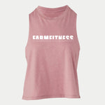 Women's Farm Fitness Half Logo Racerback Cropped Vest