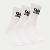 White Front Facing Farmfit Performance Running Socks 3 pack