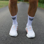 White Front Facing Farmfit Performance Running Socks 3 pack